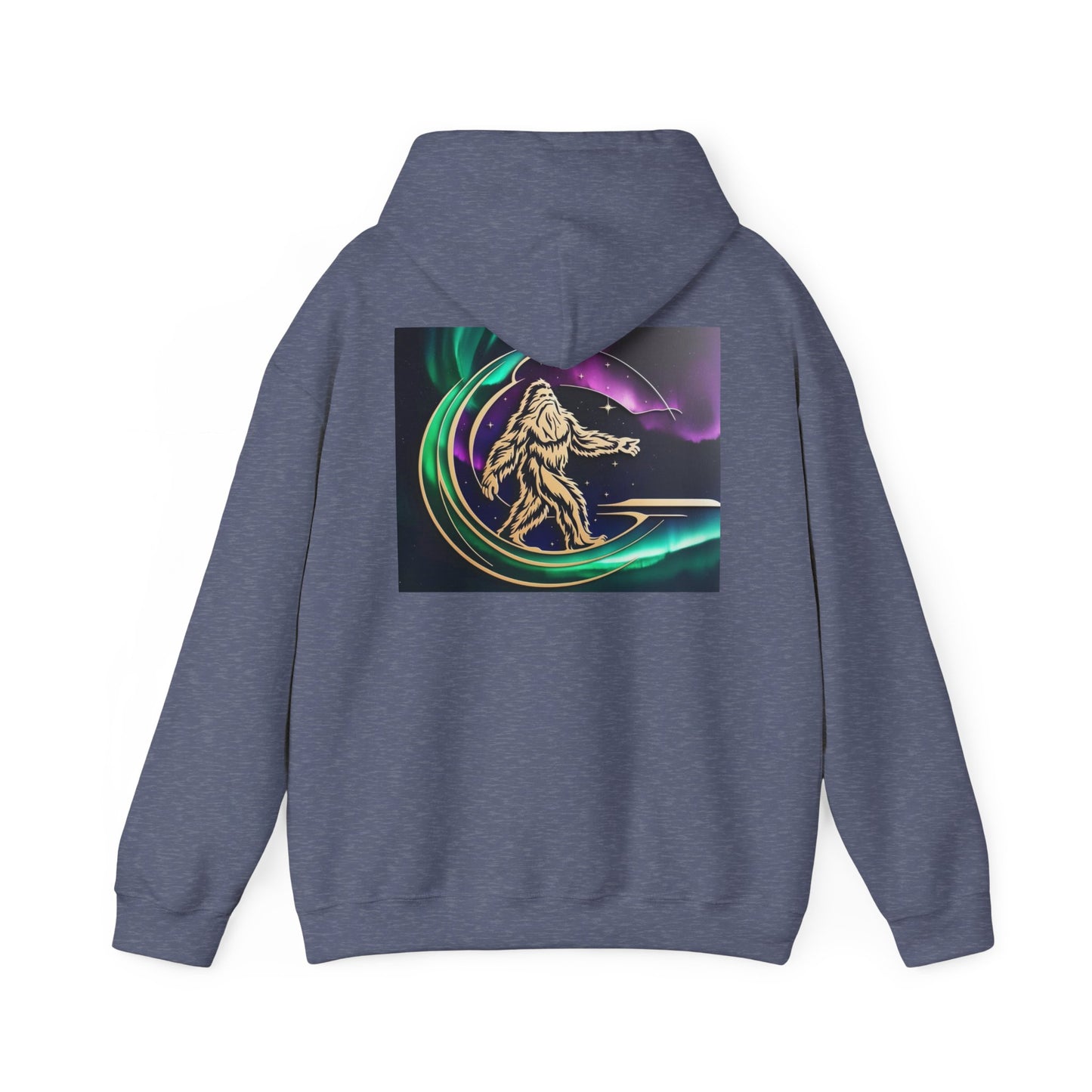 Hooded Sweatshirt - Sasquatch Star Council Northern Lights Design