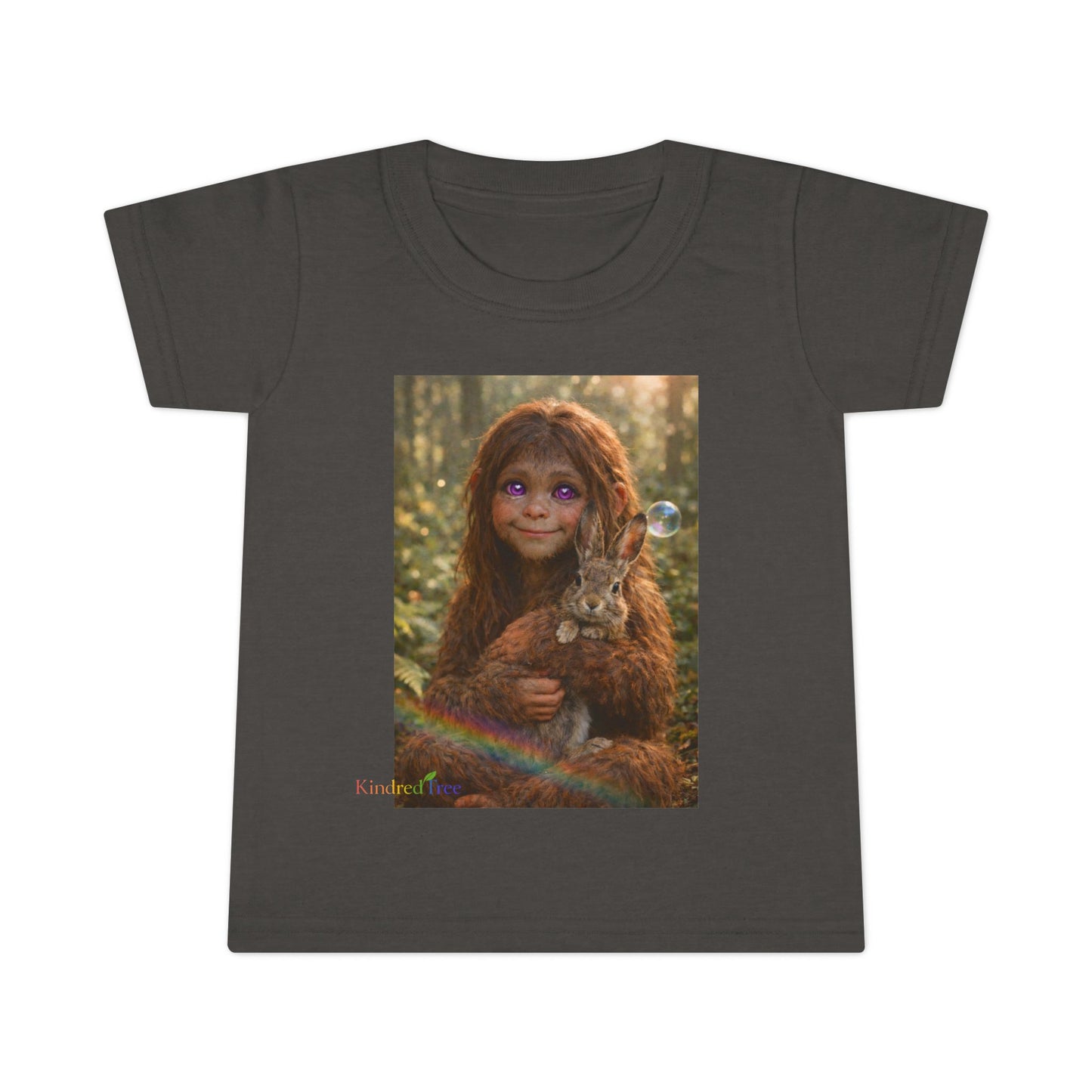 Innocence of the Forest — Sasquatch Child Tee shirt for children