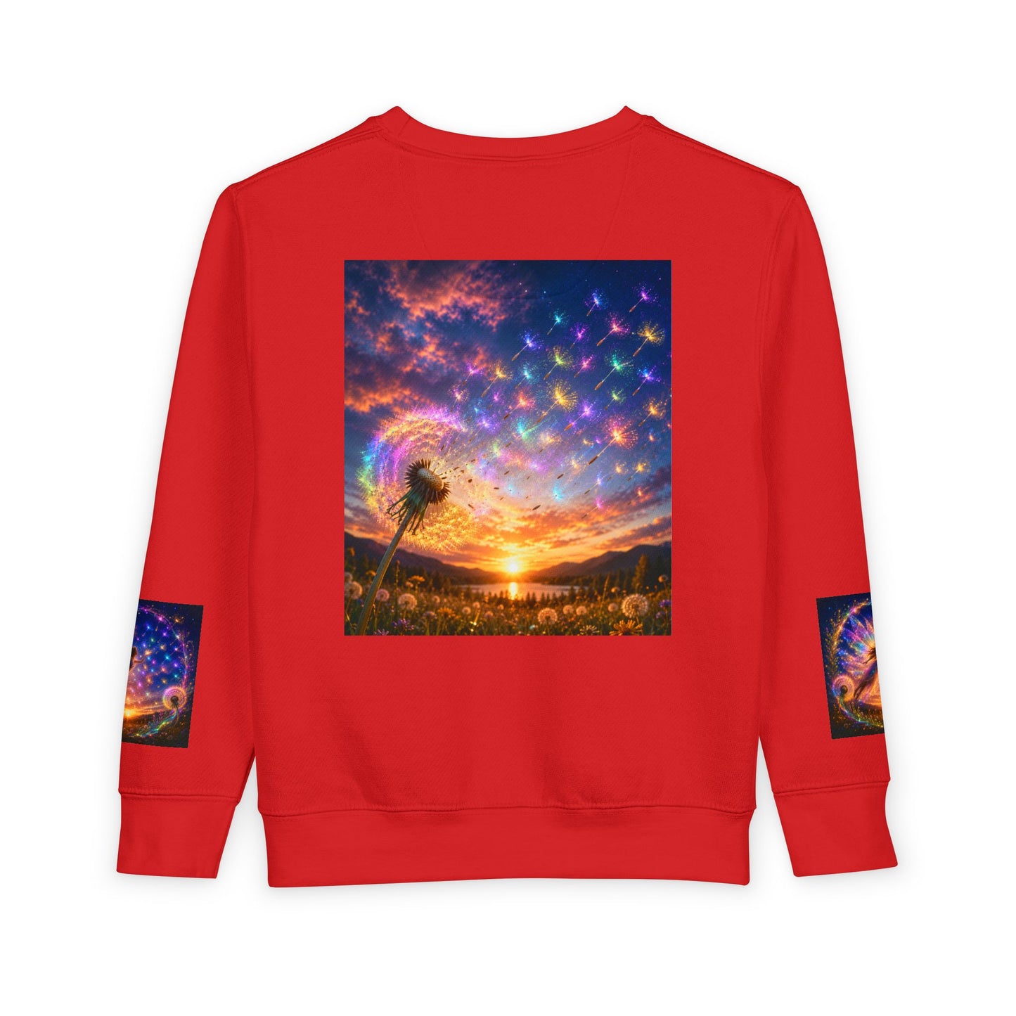 The Seed Keeper Fairy Guardian of Dreams Carried on the Wind- Crewneck for Kids