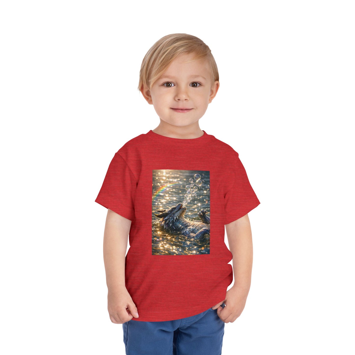 Toddler Tee — Sparkling Sea Dragon Print