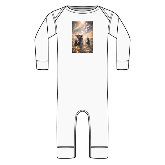 Dreamy Dragon Infant Bodysuit — Waterplay Bubbles & Thumbs Up