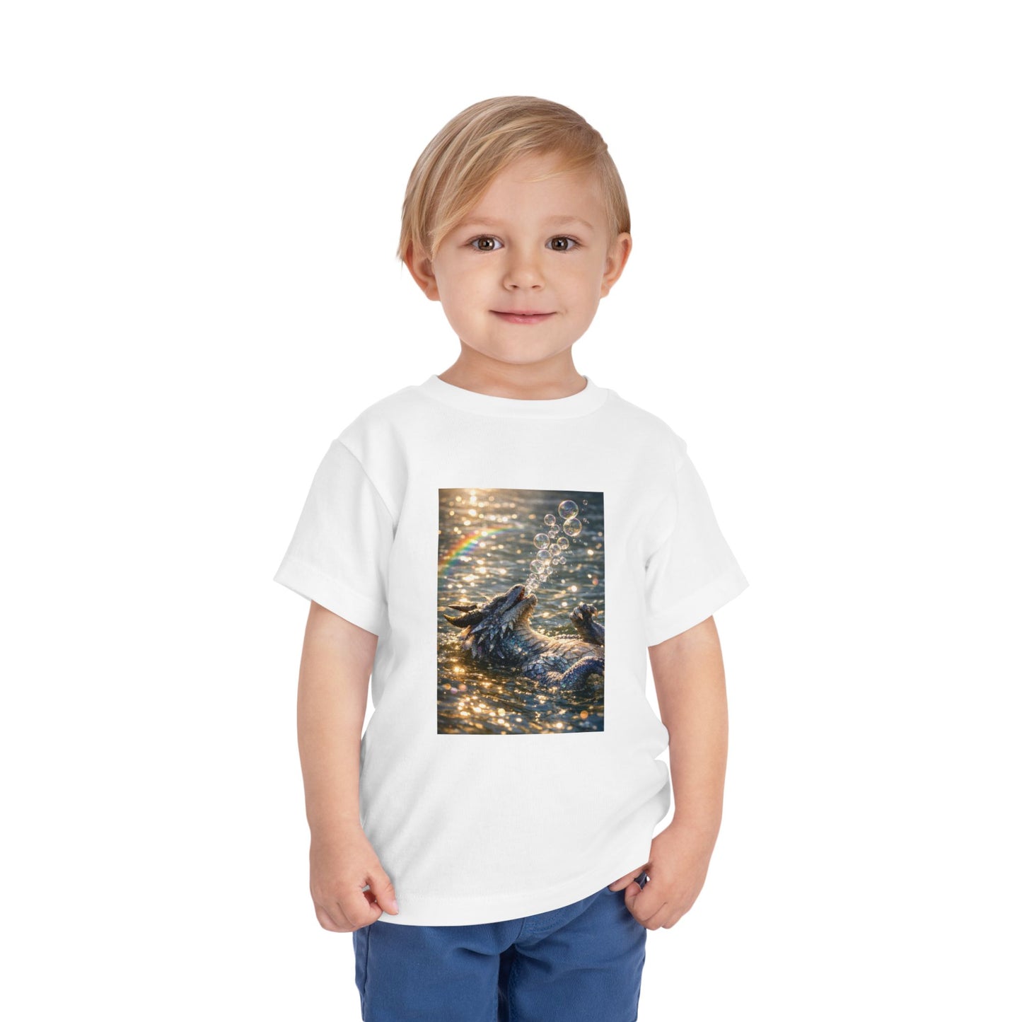Toddler Tee — Sparkling Sea Dragon Print