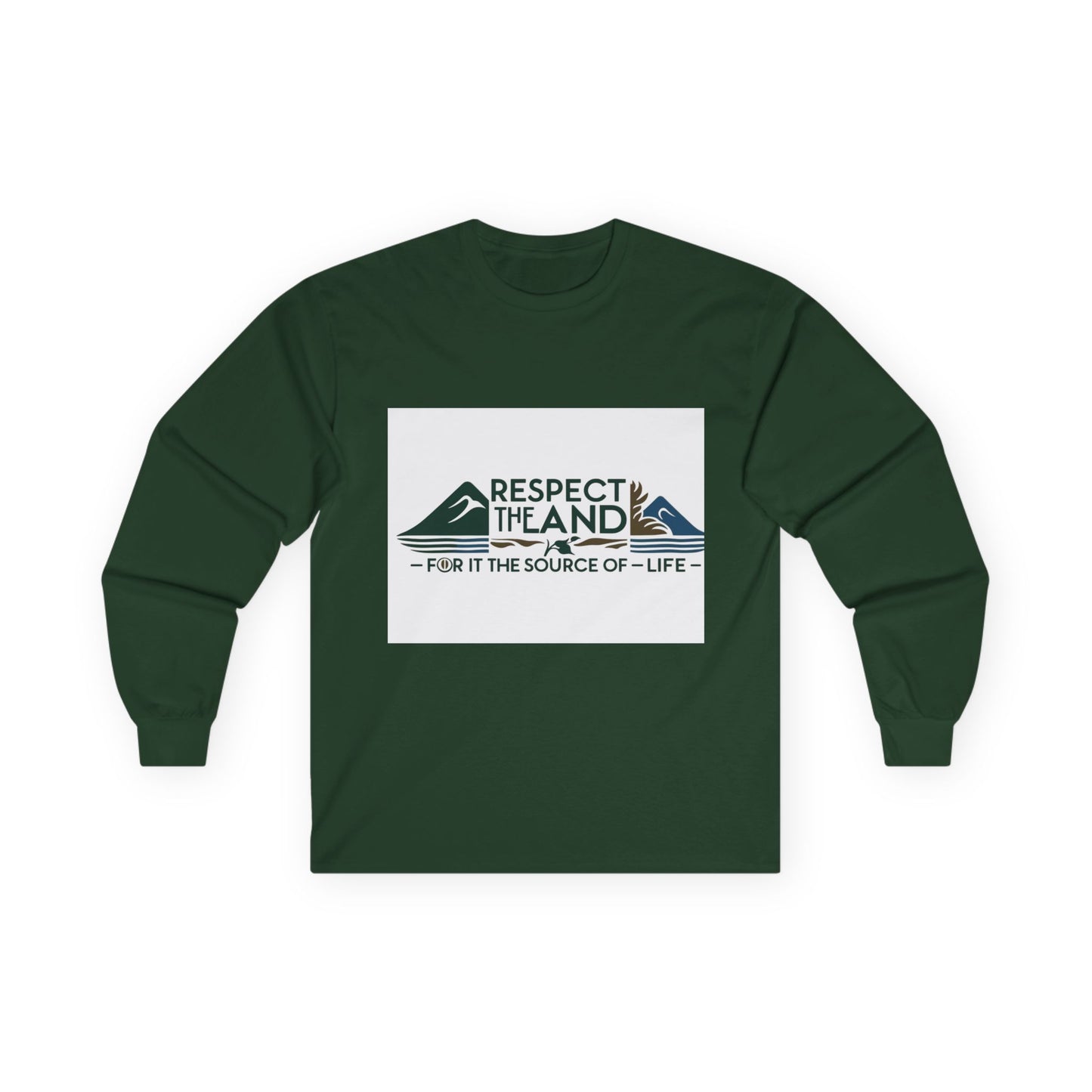 Long Sleeve Tee - Respect the Land Design