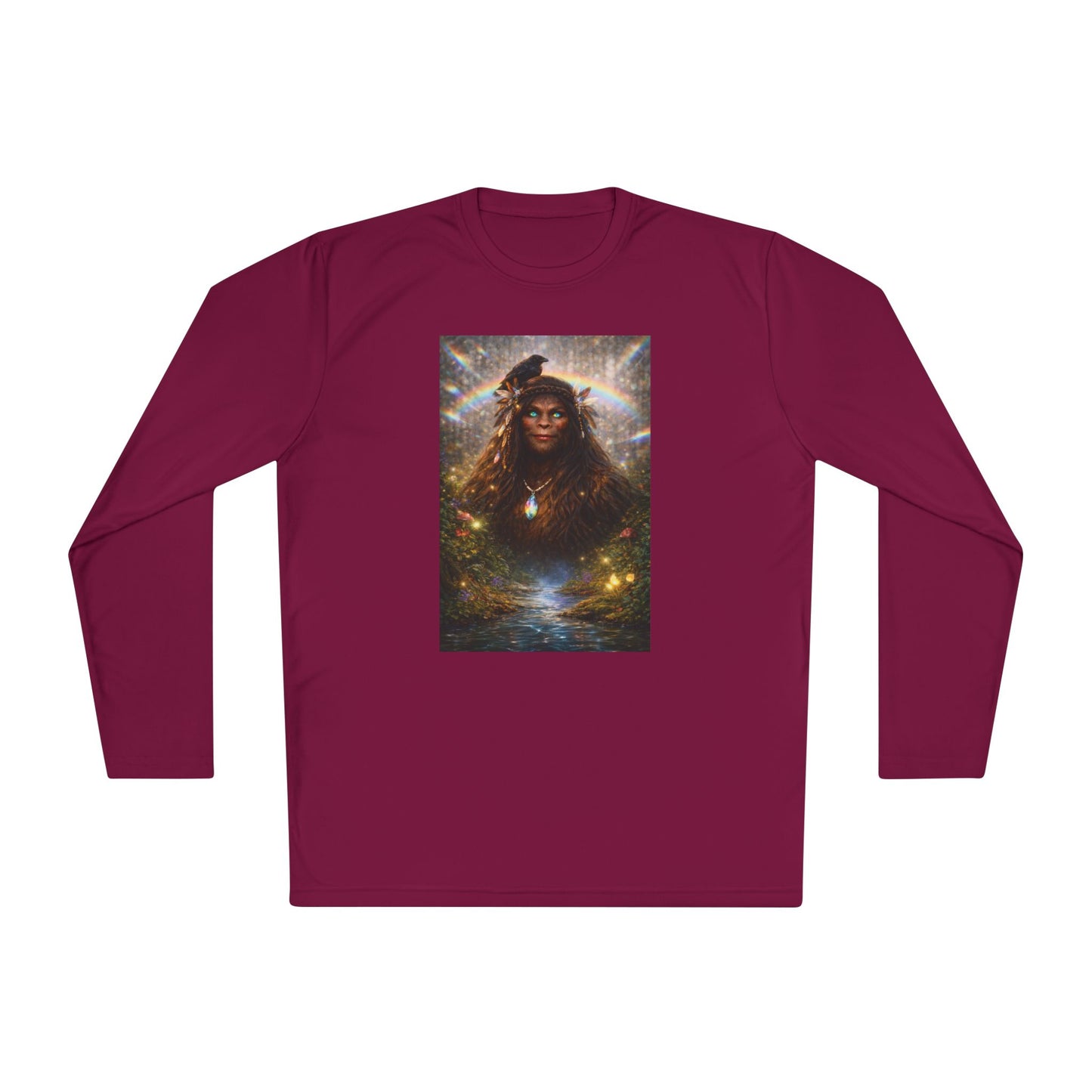 Guardian of the Rainbow Veil- Unisex Lightweight Long Sleeve Tee