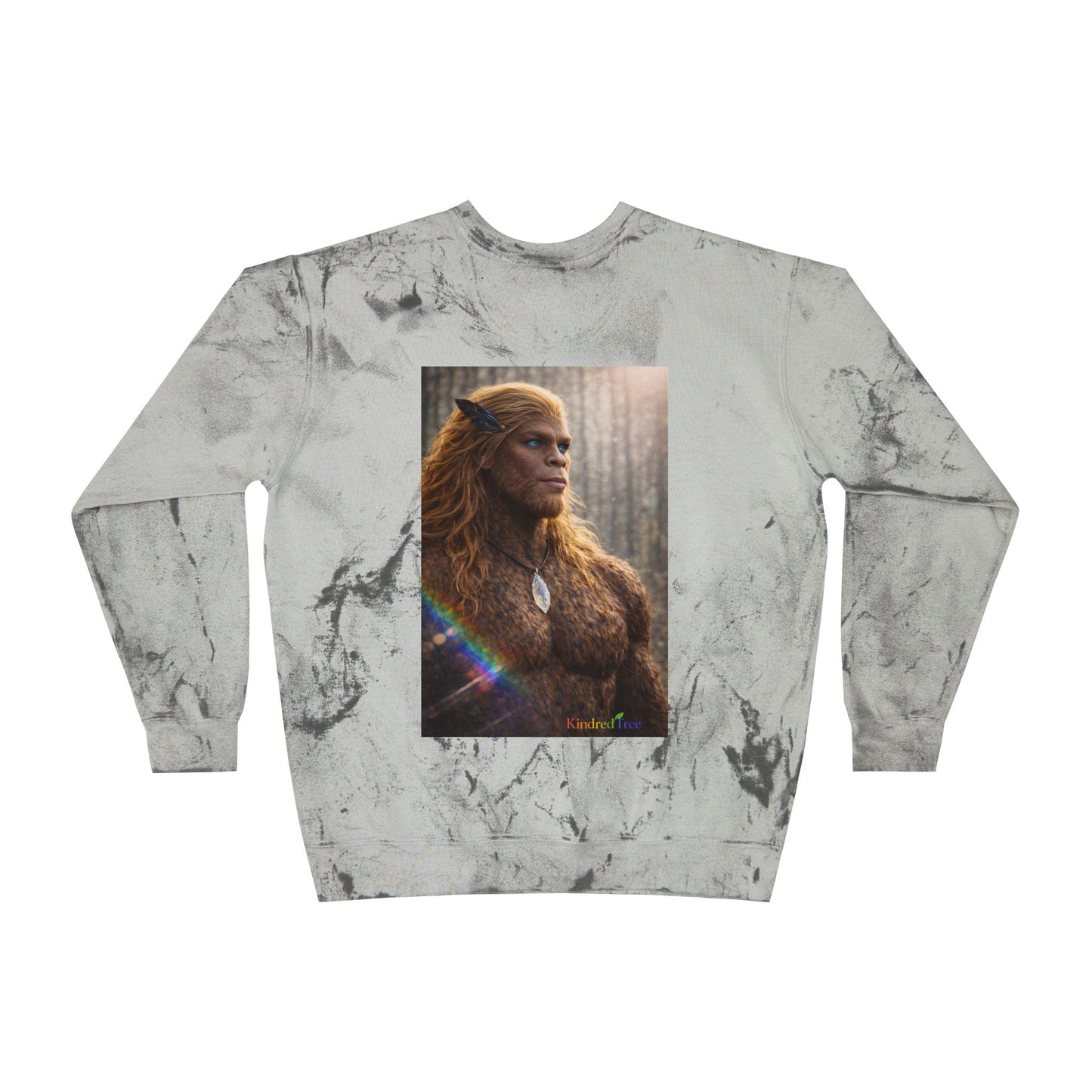 Eyes of the Living Rainbow — Sasquatch Prince Crewneck Sweatshirt