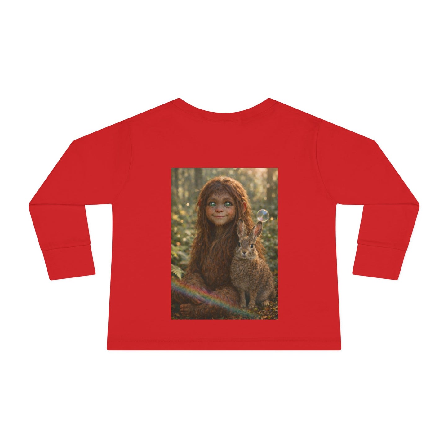 Innocence of the Forest- Sasquatch child- Toddler long sleeve Tee