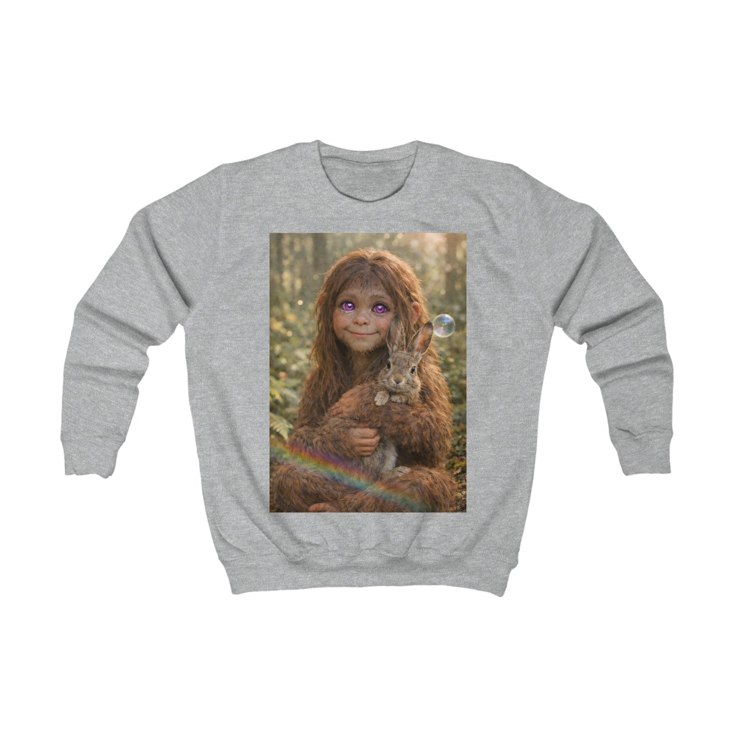 Innocence of the Forest-Sasquatch Child Kids Sweatshirt