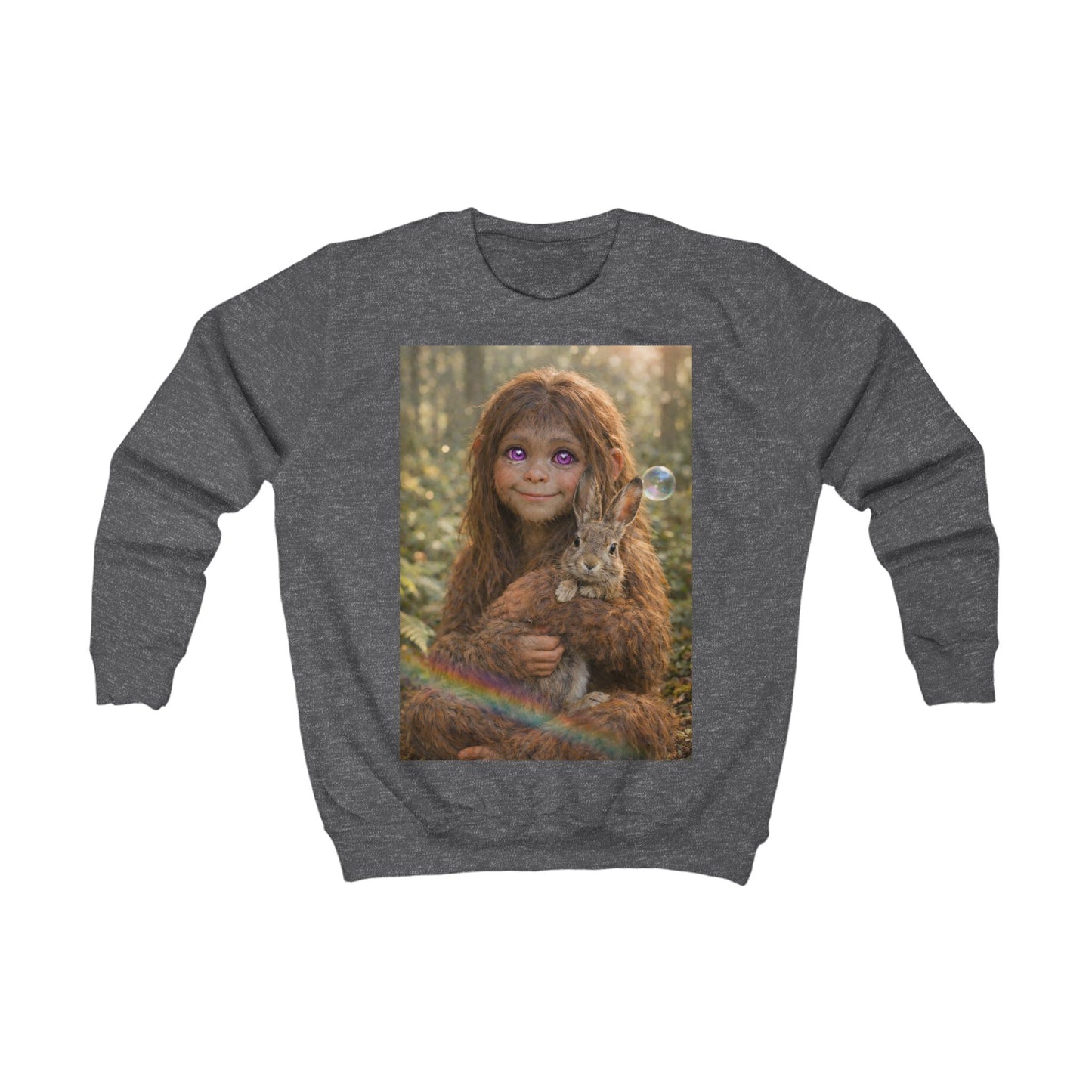 Innocence of the Forest-Sasquatch Child Kids Sweatshirt