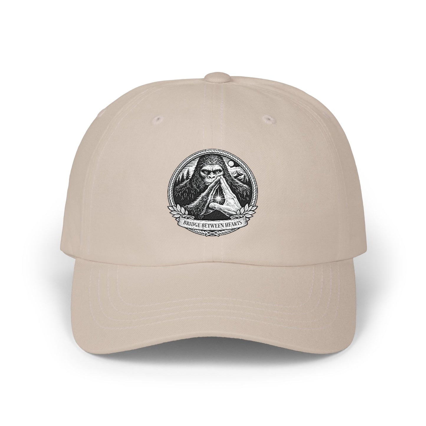 Bridge Between Hearts Embroidered Baseball cap
