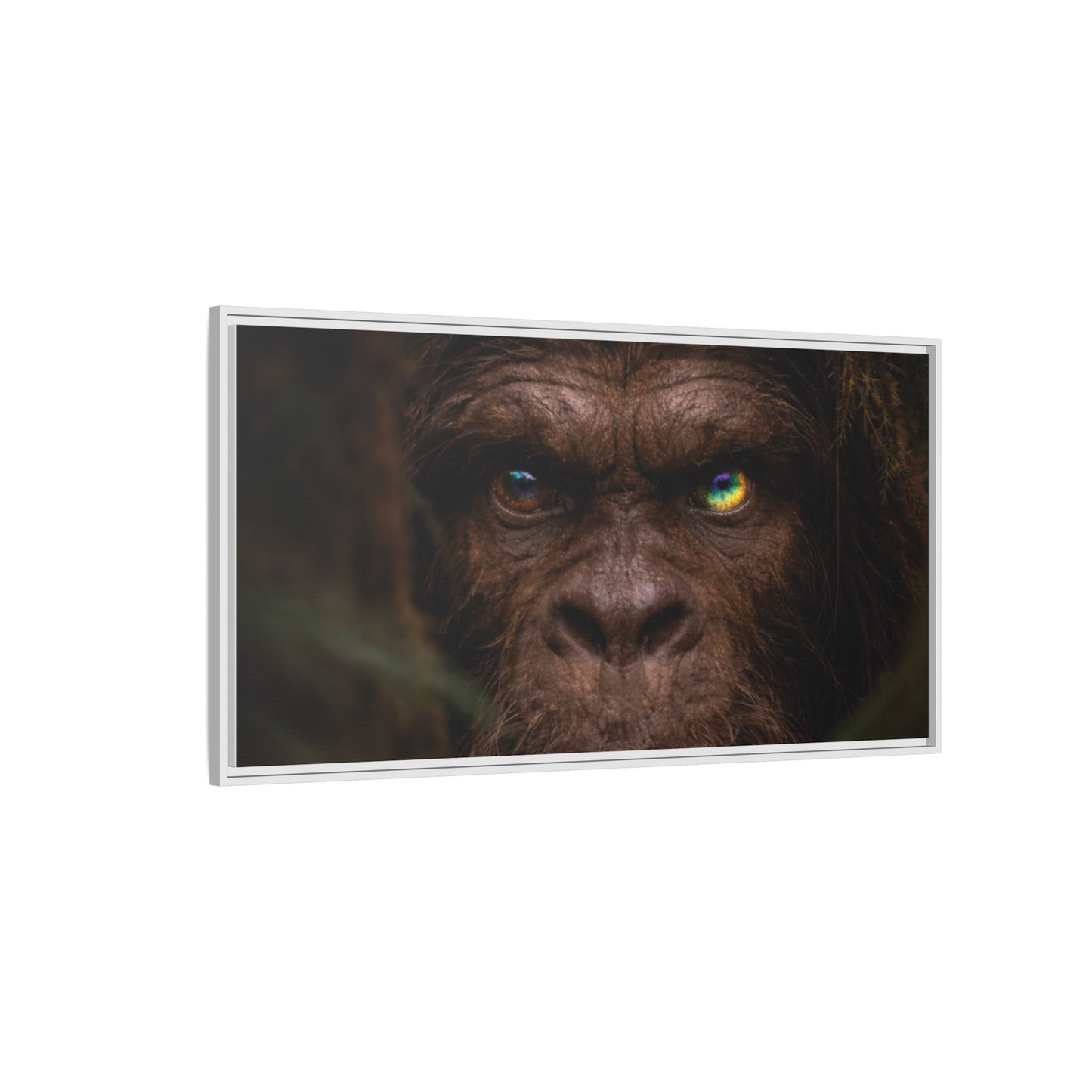 Their Eyes of the Living Rainbow- The Sasquatch People  Portrait Wall Art