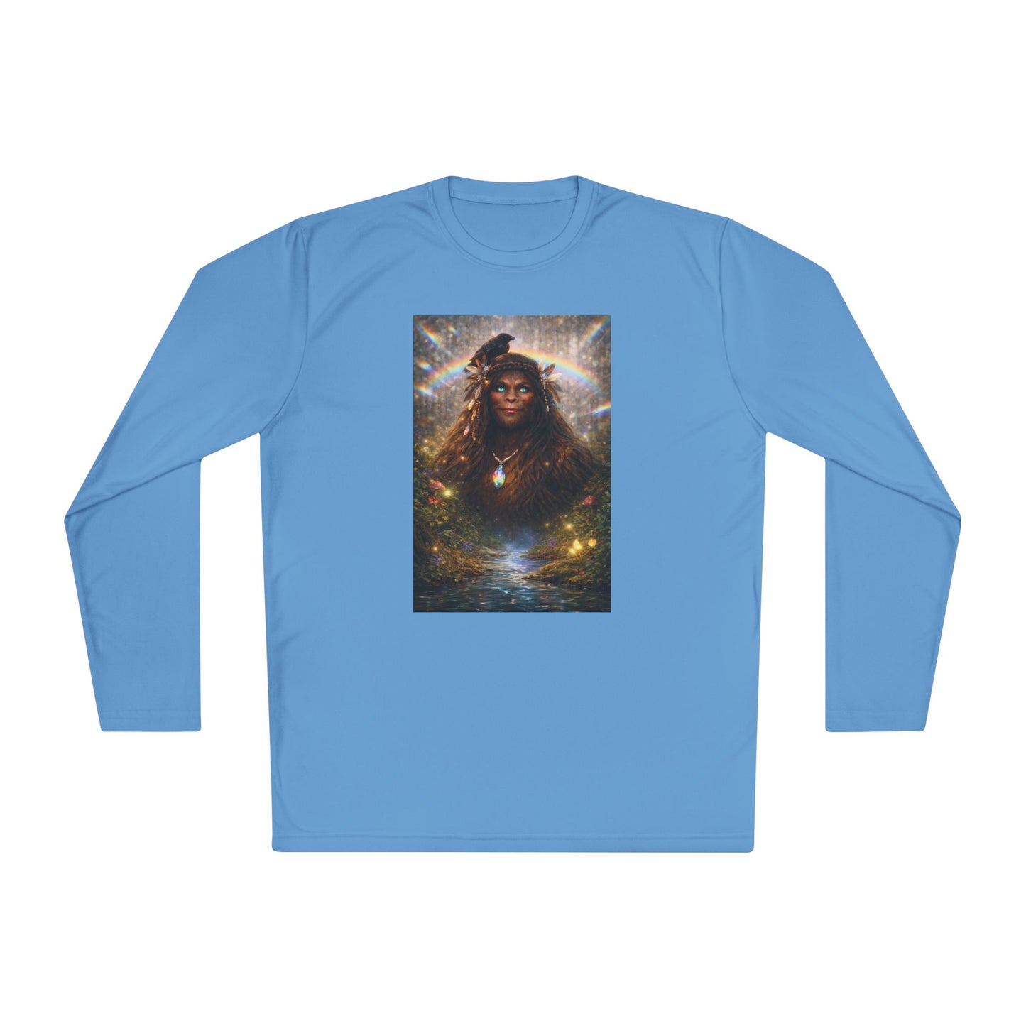 Guardian of the Rainbow Veil- Unisex Lightweight Long Sleeve Tee