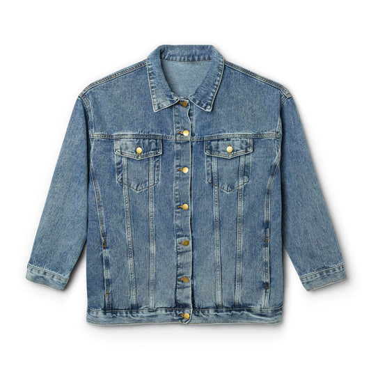 Denim Jacket — 'Bridge Between Hearts Sasquatch Human Alliance